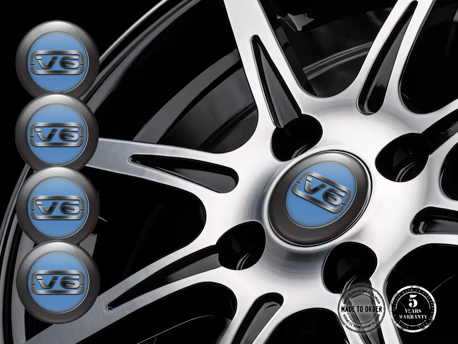 Wheel Badge Edition Limited Sleek Racing Dome